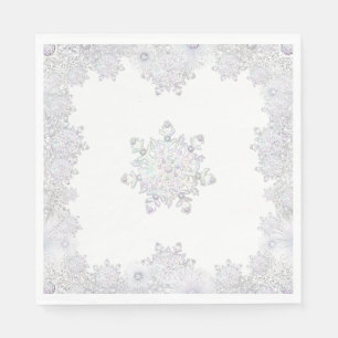 Serviette En Papier Flèche blanche