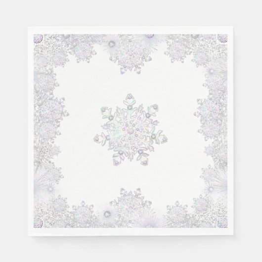 Serviette En Papier Flèche blanche (Devant)