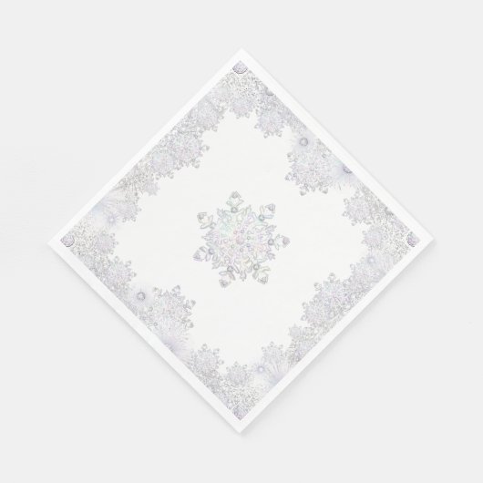 Serviette En Papier Flèche blanche (Coin)