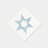 Serviette En Papier Flèche de neige (Coin)