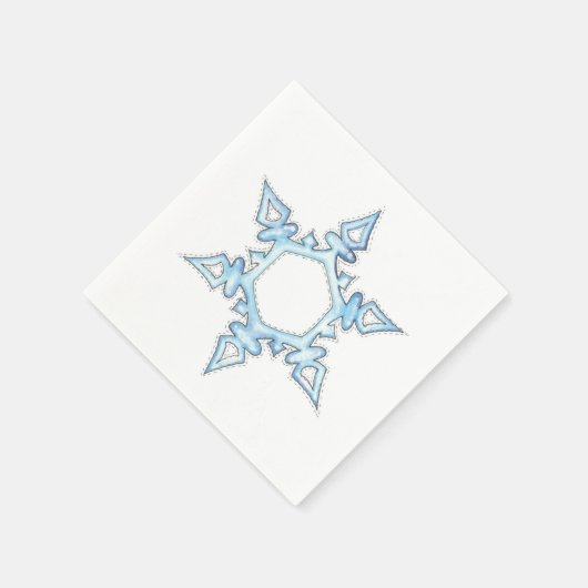 Serviette En Papier Flèche de neige (Coin)