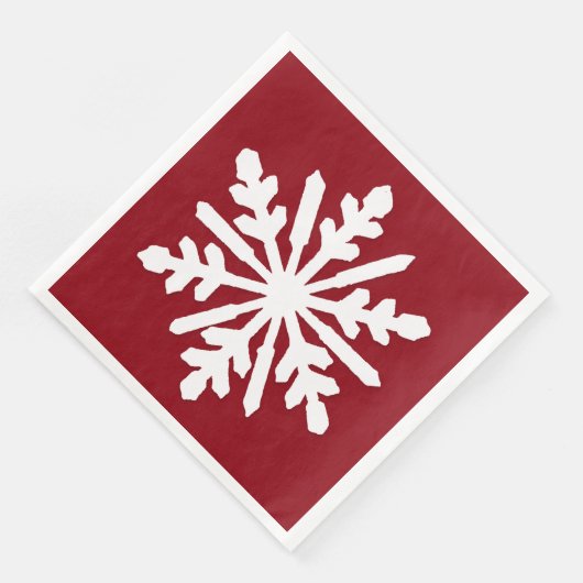 Serviette En Papier Flèche de neige (Coin)