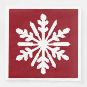 Serviette En Papier Flèche de neige (Devant)