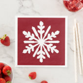Serviette En Papier Flèche de neige (En situation)