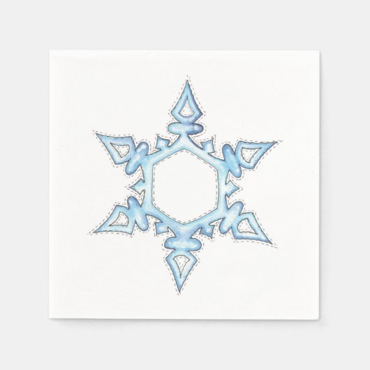 Serviette En Papier Flèche de neige (Devant)