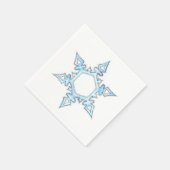 Serviette En Papier Flèche de neige (Coin)