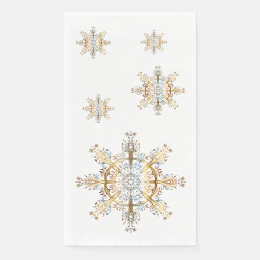 Serviette En Papier Flèche de neige (Devant)