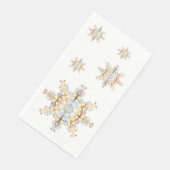 Serviette En Papier Flèche de neige (Coin)