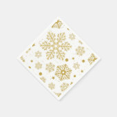 Serviette En Papier Flèche dorée (Coin)