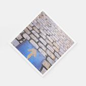 Serviette En Papier Flèche jaune (Coin)