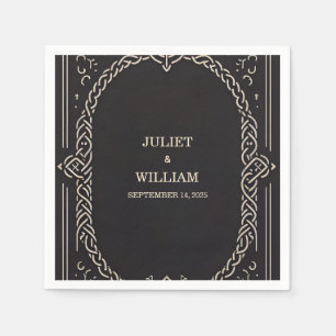 Serviette En Papier Flèche médiévale nordique celtique Mariage viking