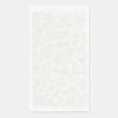 Serviette En Papier Flèches blanches (Devant)