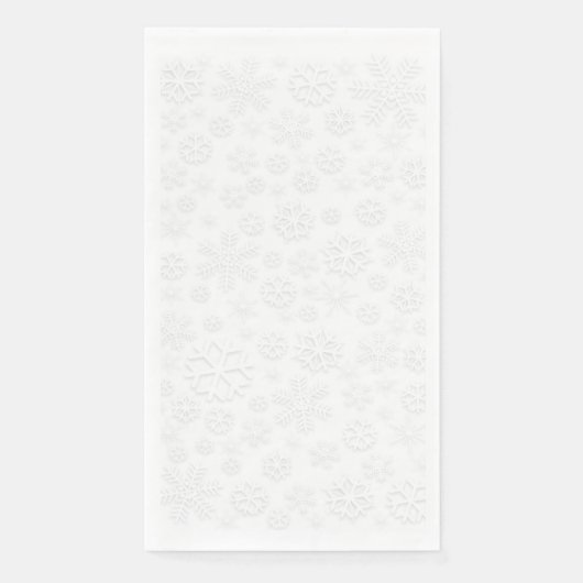 Serviette En Papier Flèches blanches (Devant)