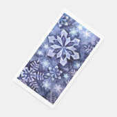 Serviette En Papier Flèches bleues (Coin)
