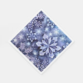 Serviette En Papier Flèches bleues (Coin)