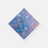 Serviette En Papier Flèches de neige Iridescente (Coin)