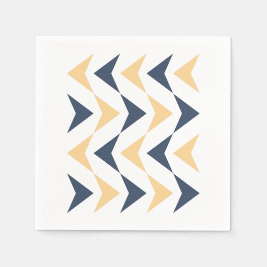 Serviette En Papier Flèches Jacquard (Devant)