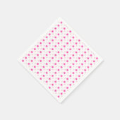 Serviette En Papier Flèches roses (Coin)