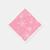 Serviette En Papier Flèches roses (Coin)