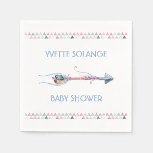 Serviette En Papier Flèches Tribales Aquarelle pour Toute Occasion
