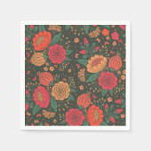 Serviette En Papier fleur (Devant)