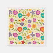 Serviette En Papier Fleur (Devant)