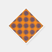 Serviette En Papier Fleur Abstraite (Coin)