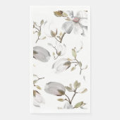 Serviette En Papier Fleur blanche (Devant)