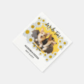 Serviette En Papier Fleur Chien Chat Animaux Photo Amoureux des chiens (Coin)