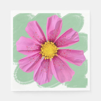 Serviette En Papier Fleur Chimie Party Napkin