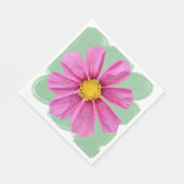 Serviette En Papier Fleur Chimie Party Napkin (Coin)