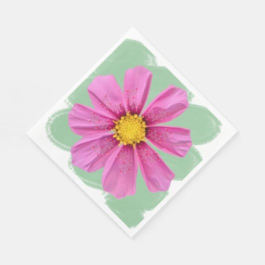 Serviette En Papier Fleur Chimie Party Napkin (Coin)