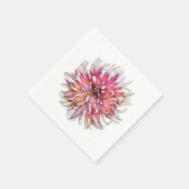 SERVIETTE EN PAPIER FLEUR DAHLIA (Coin)