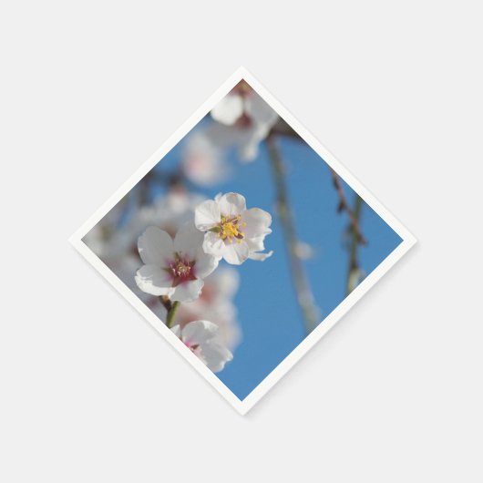 Serviette En Papier Fleur d'amande (Coin)