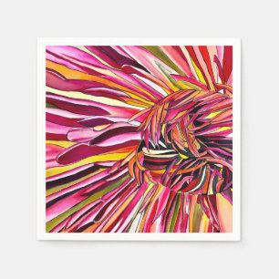Serviette En Papier Fleur d'aquarelle Chrysanthemum