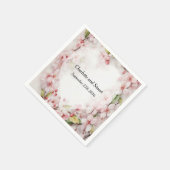 Serviette En Papier Fleur de cerise (Coin)