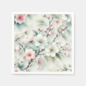 Serviette En Papier Fleur de cerise (Devant)