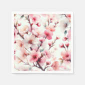 Serviette En Papier Fleur de Cerisier (Devant)