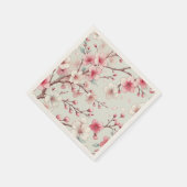 Serviette En Papier Fleur de Cerisier (Coin)