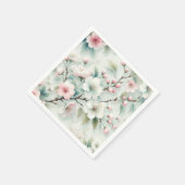 Serviette En Papier Fleur de Cerisier (Coin)