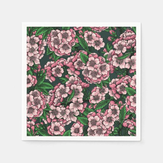 Serviette En Papier Fleur de cerisier 2 (Devant)