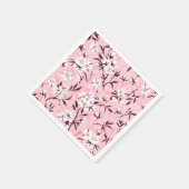 Serviette En Papier Fleur de cerisier blanc (Coin)
