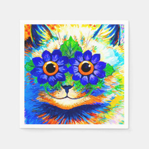 Serviette En Papier Fleur de chat