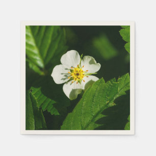 Serviette En Papier Fleur de fraises sauvages