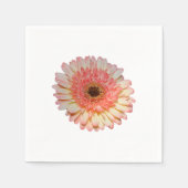 Serviette En Papier Fleur de germe rose simple (Devant)