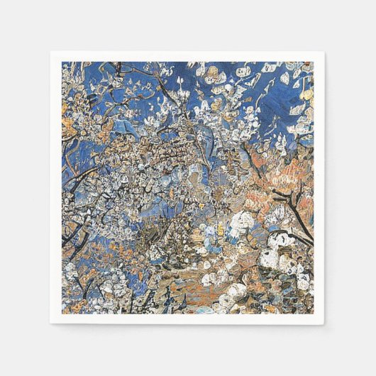 SERVIETTE EN PAPIER FLEUR DE L'ARBRE (Devant)