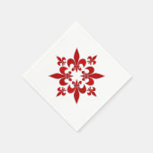 Serviette En Papier Fleur de Lis (Coin)