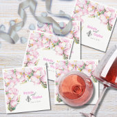 Serviette En Papier Fleur de lis / Cerisier Fleur Papier