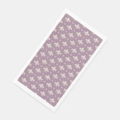 Serviette En Papier Fleur De Lis motif en argent sur arrière - plan vi (Coin)