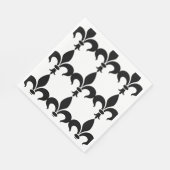 Serviette En Papier Fleur de Lis Papier à thème (Coin)